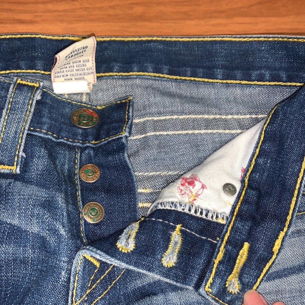 Original True Religion Rare Bottlecap Billy Straight Leg Jeans - Picture 3 of 6